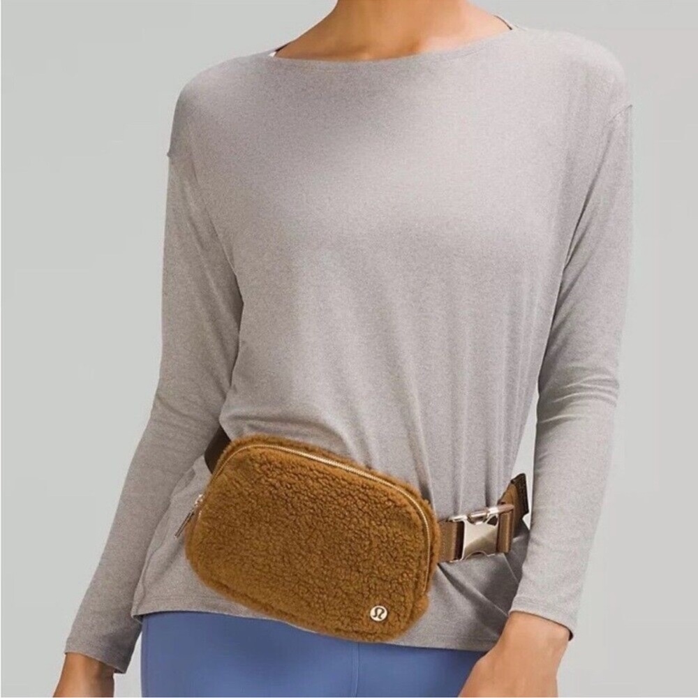 lululemon athletica Brown Sherpa Belt Bag